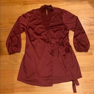 Fashion nova wrap dress size 2x